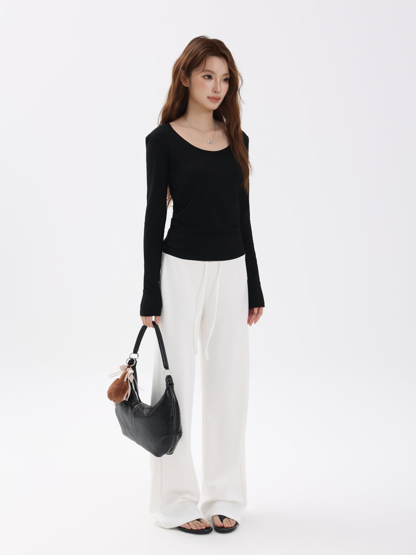 Harper Straight-Leg Lounge Pants