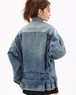 Load image into Gallery viewer, Driftwood Vintage Denim Jacket
