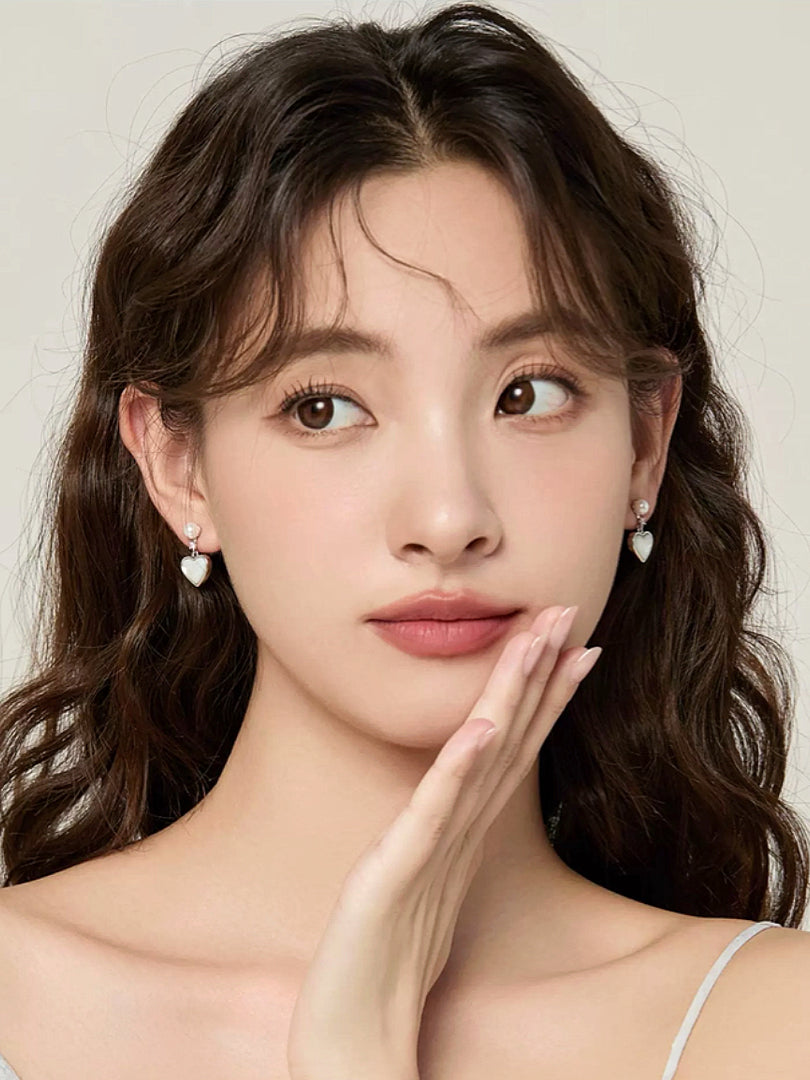 Silver Amore Earrings