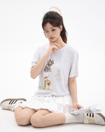Load image into Gallery viewer, Cloud Puff A-Line Skirt
