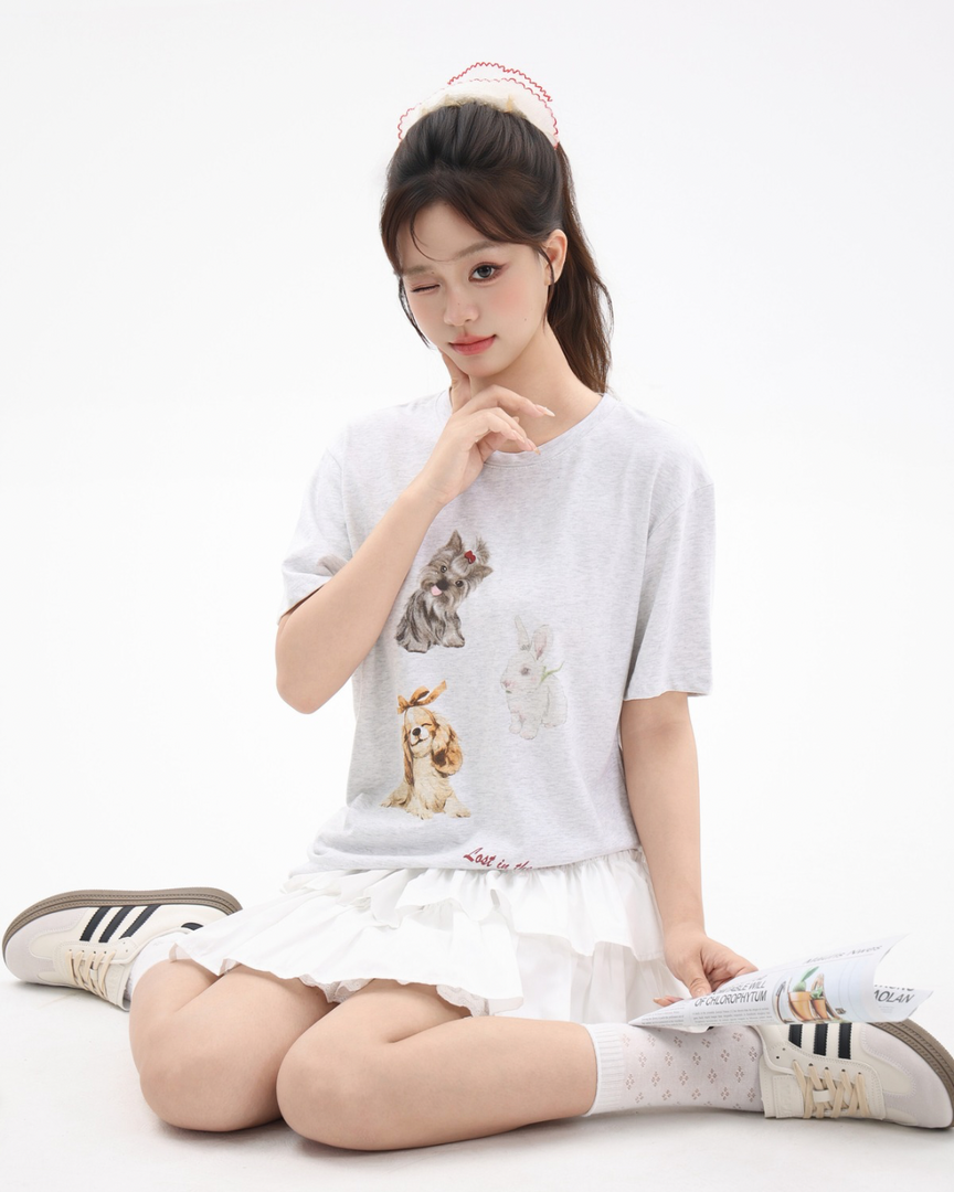 Cloud Puff A-Line Skirt