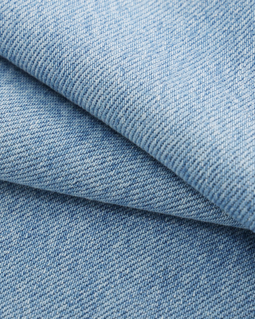 Willow Stripe Panel Wide-Leg Jeans