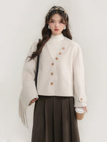 Load image into Gallery viewer, Luxe Dual-Face Wool Coat

