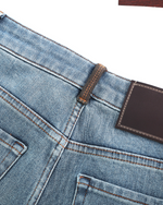 Load image into Gallery viewer, Hazel-Belt Flare Denim

