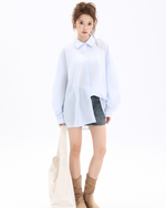 Load image into Gallery viewer, Harper Tie-Back Stripe Shirt

