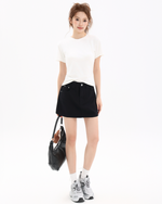 Load image into Gallery viewer, Faye High-Waist Denim Skirt
