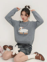 Load image into Gallery viewer, Little Lamb Knit Sweater
