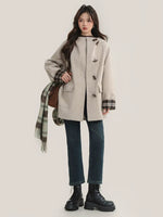 Load image into Gallery viewer, Heritage Plaid Toggle Coat
