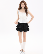 Load image into Gallery viewer, Liora Layered Polka Dot Skirt
