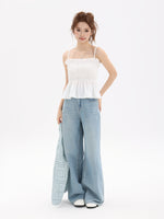 Load image into Gallery viewer, Mirella Pleated Ruffle Knit Tank
