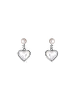 Load image into Gallery viewer, Silver Amore Earrings
