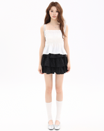 Load image into Gallery viewer, Liora Layered Polka Dot Skirt
