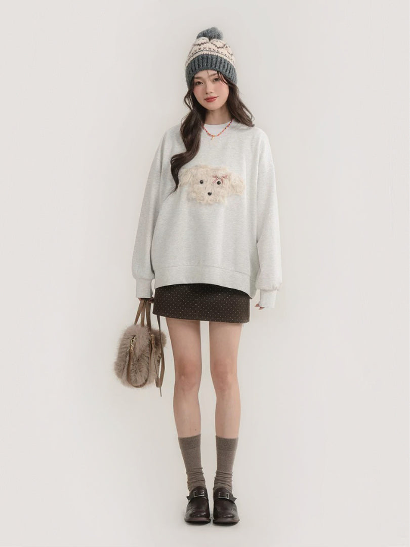 Fuzzy Pup Sweatshirt