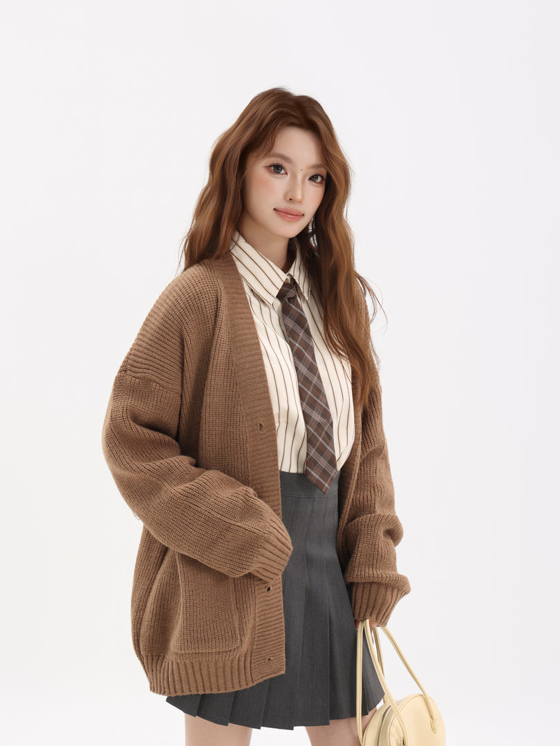Maple Drift Pleated Skirt