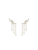 Load image into Gallery viewer, Golden Dreamscape Tassel Earrings
