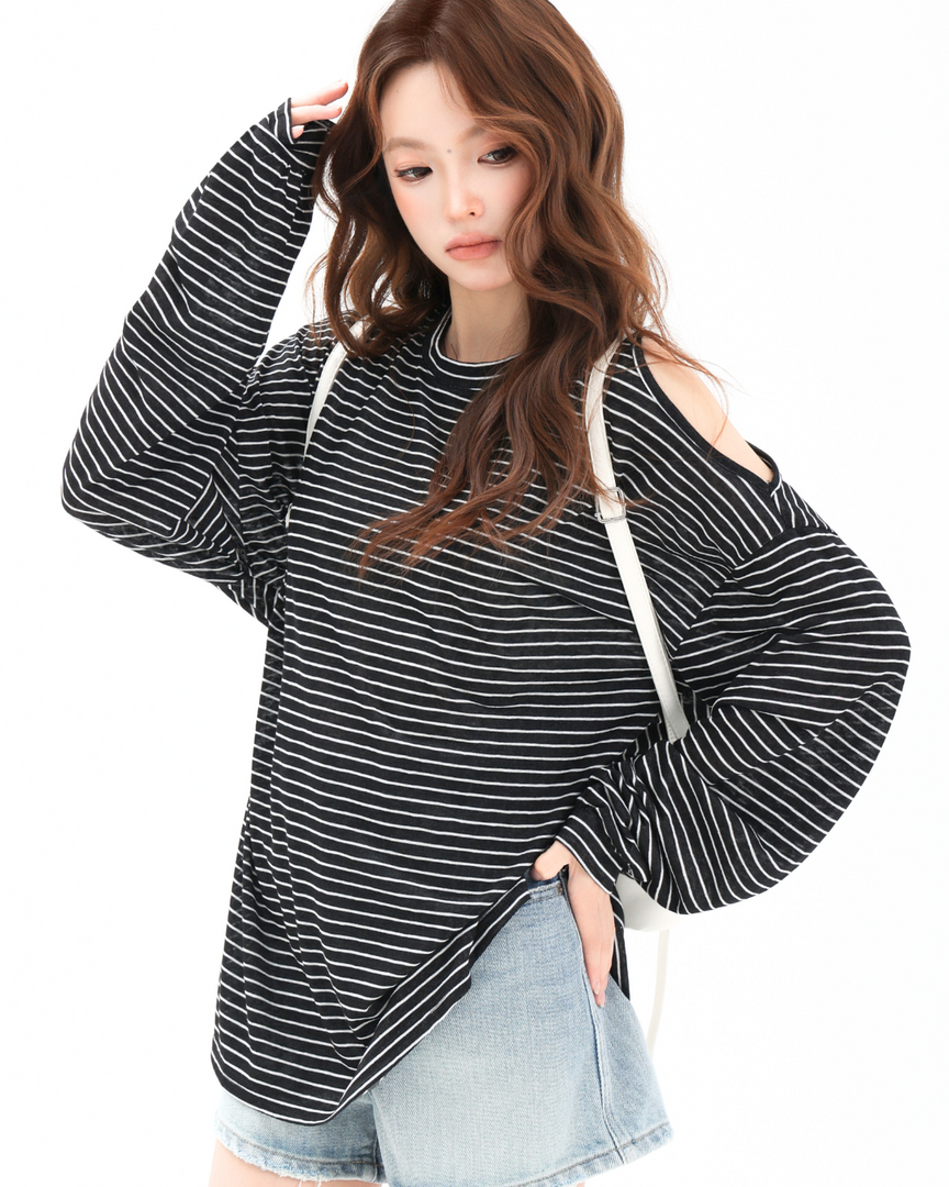 Coastal Breeze Off-Shoulder Tee