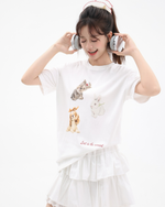 Load image into Gallery viewer, Retro Pup Loose-Fit Tee
