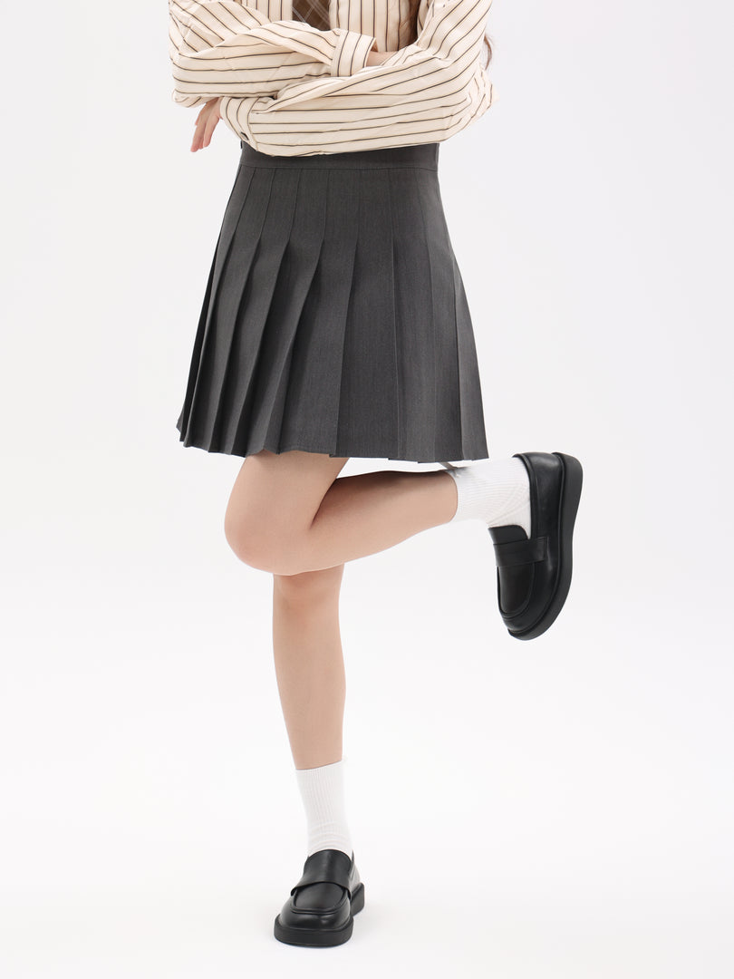 Maple Drift Pleated Skirt