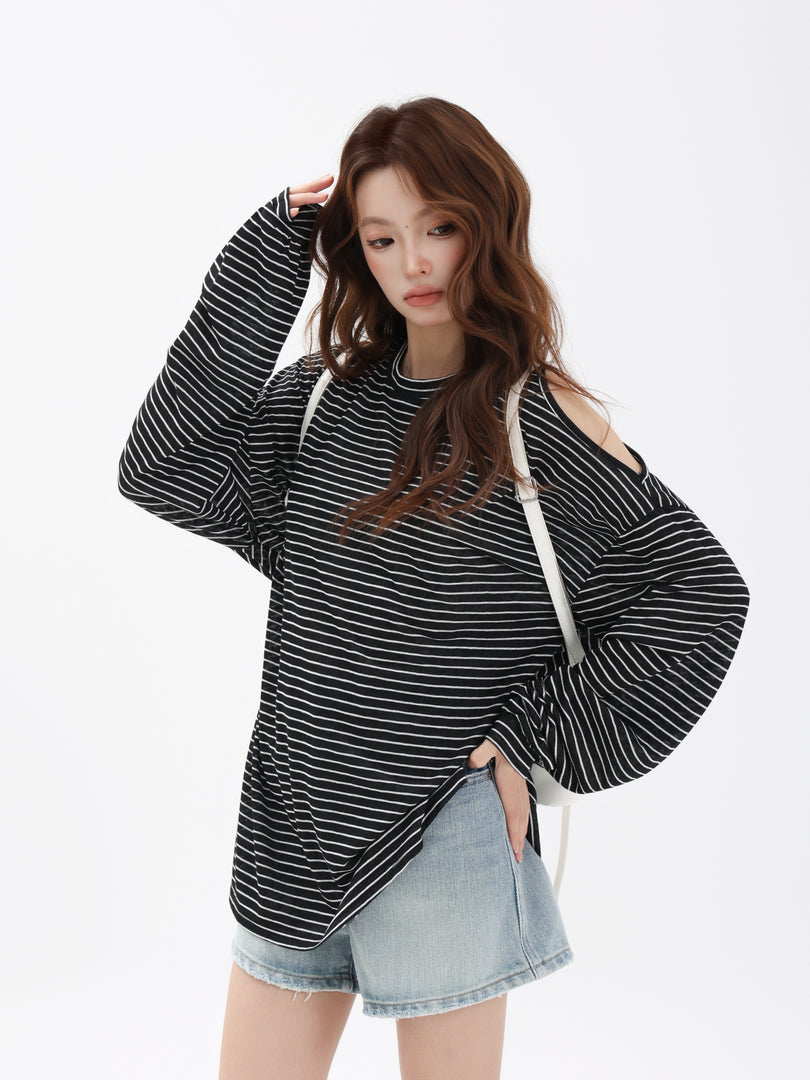 Coastal Breeze Off-Shoulder Tee