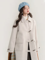 Load image into Gallery viewer, Heather Horn Toggle Coat
