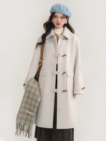 Load image into Gallery viewer, Heather Horn Toggle Coat
