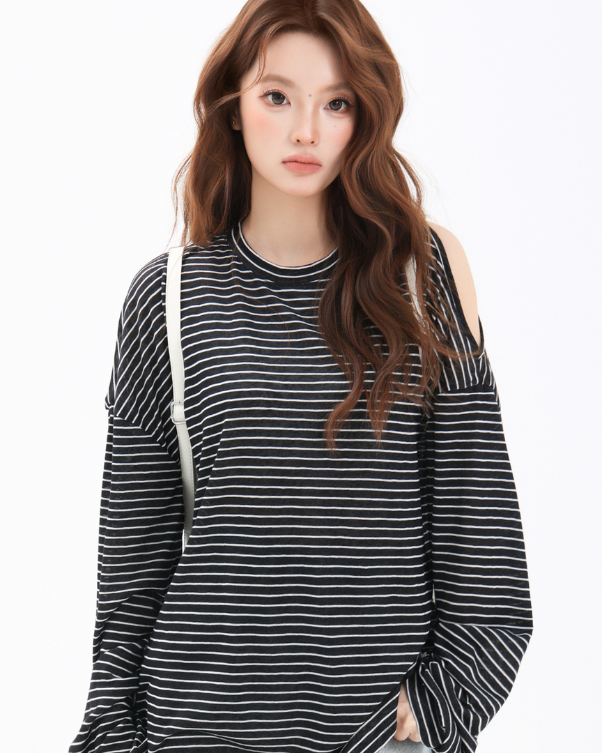 Coastal Breeze Off-Shoulder Tee