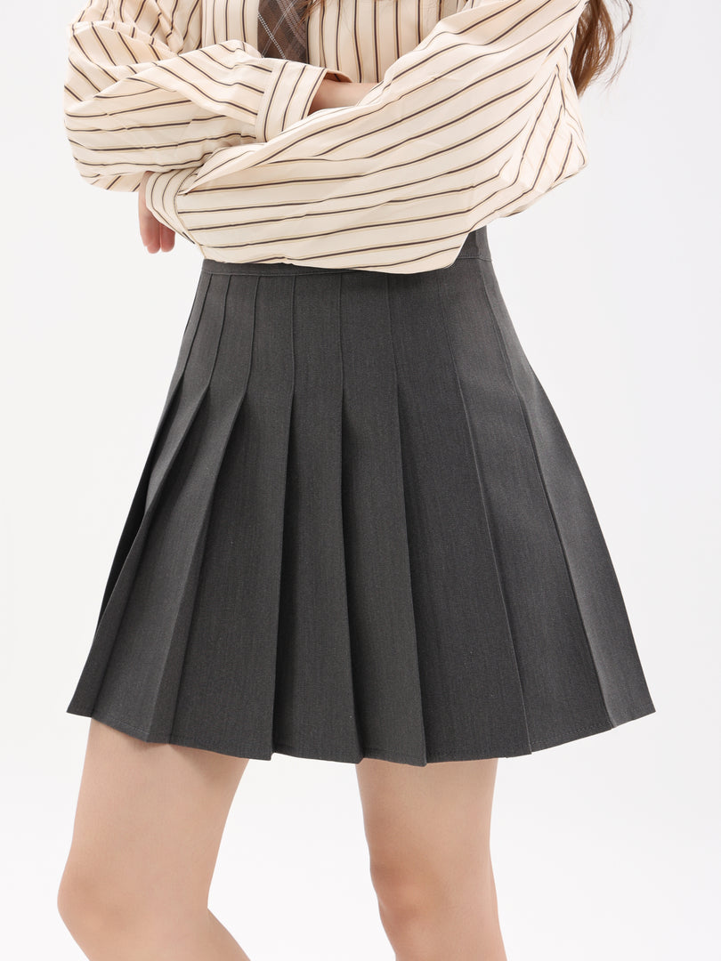 Maple Drift Pleated Skirt