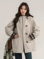 Load image into Gallery viewer, Heritage Plaid Toggle Coat
