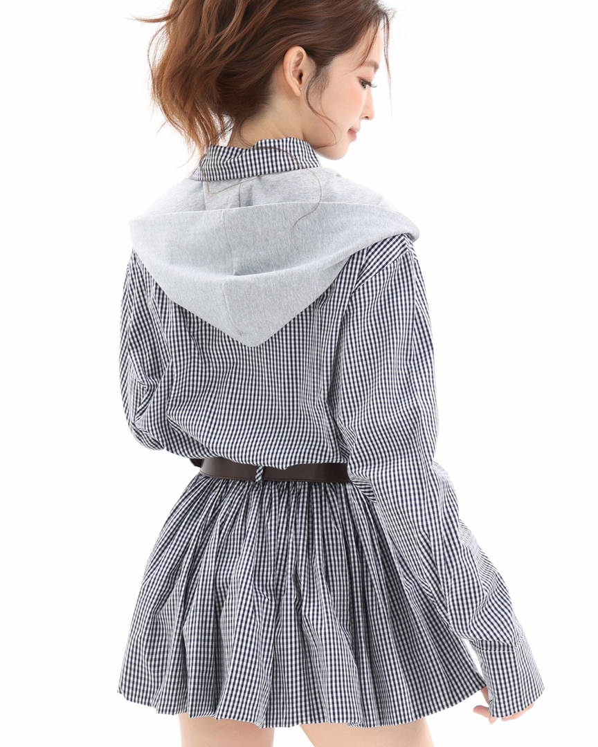 Claremont Plaid Shirt Dress Set