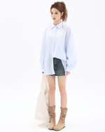 Load image into Gallery viewer, Willow A-Line Denim Skirt
