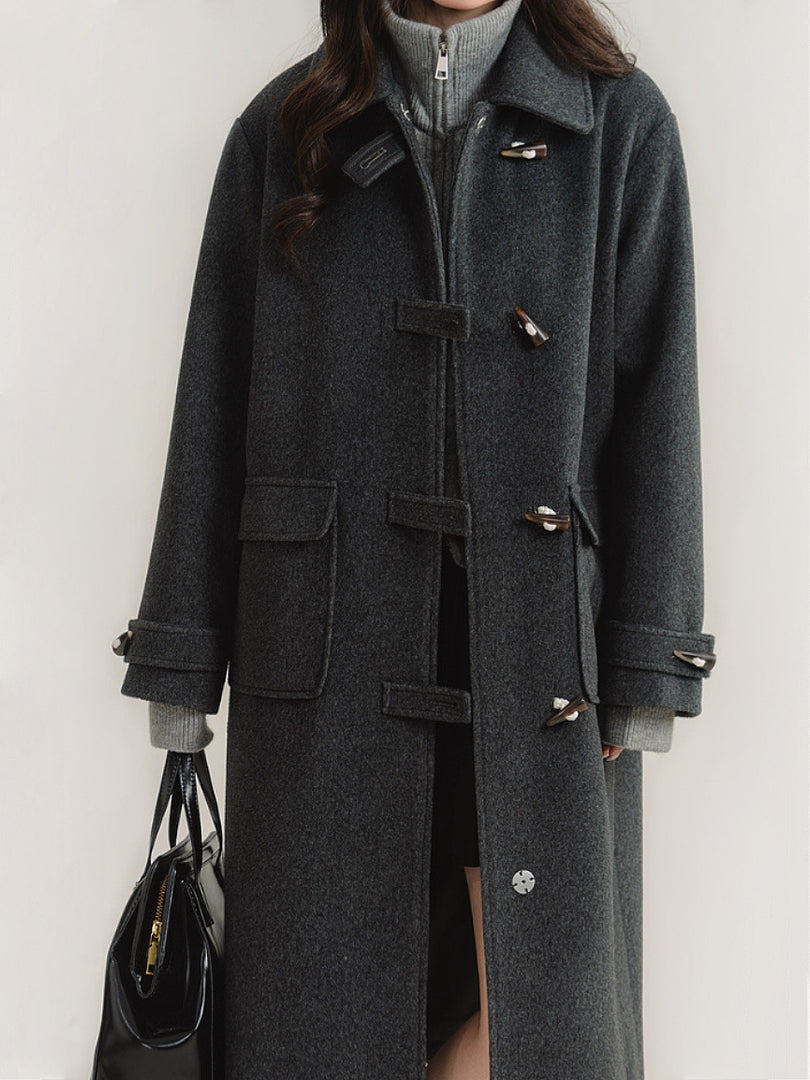Heather Horn Toggle Coat
