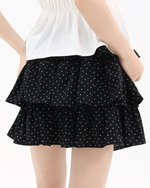 Load image into Gallery viewer, Liora Layered Polka Dot Skirt
