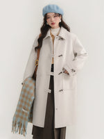 Load image into Gallery viewer, Heather Horn Toggle Coat
