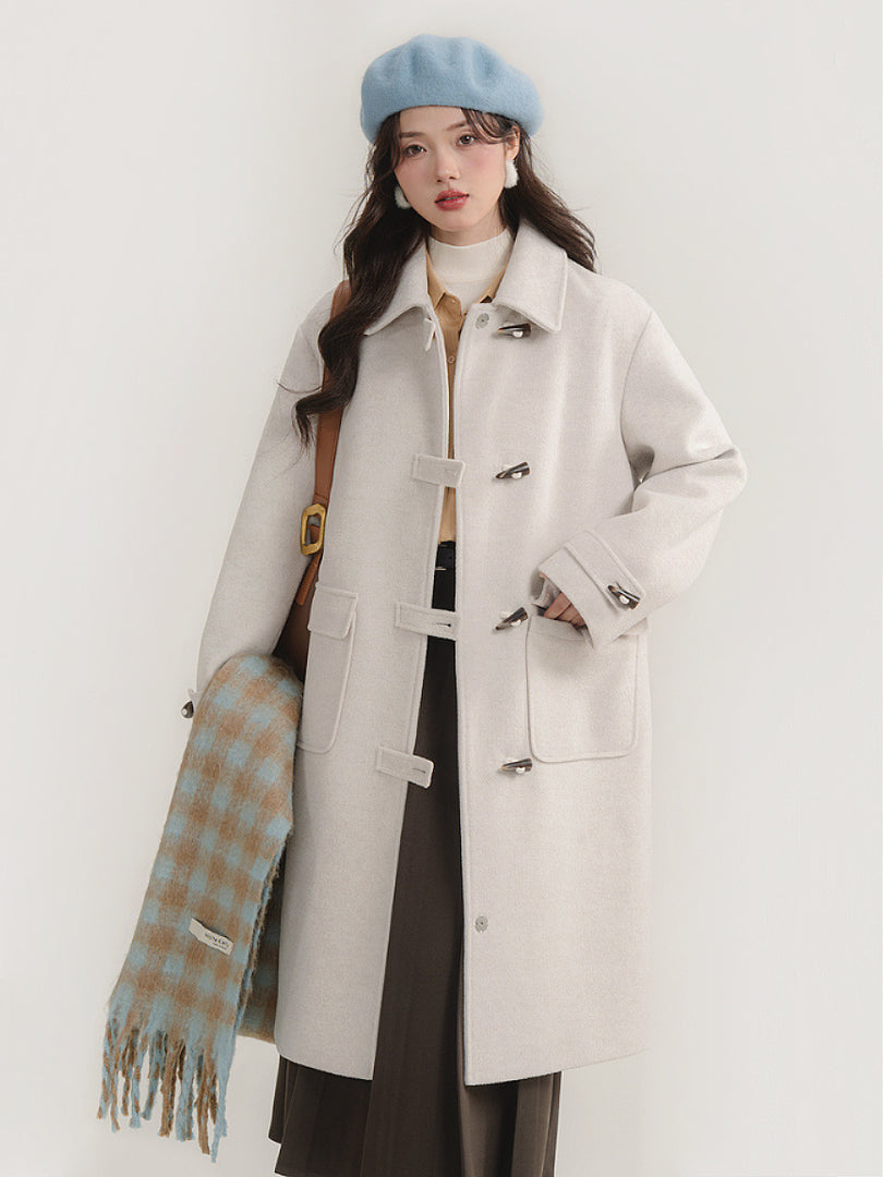 Heather Horn Toggle Coat