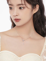 Butterfly Knot Pendant Necklace