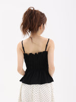 Load image into Gallery viewer, Mirella Pleated Ruffle Knit Tank
