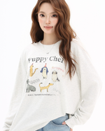 Load image into Gallery viewer, Puppy Playground Graphic Long Sleeve Tee
