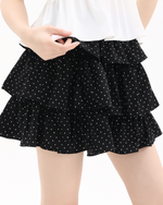 Load image into Gallery viewer, Liora Layered Polka Dot Skirt

