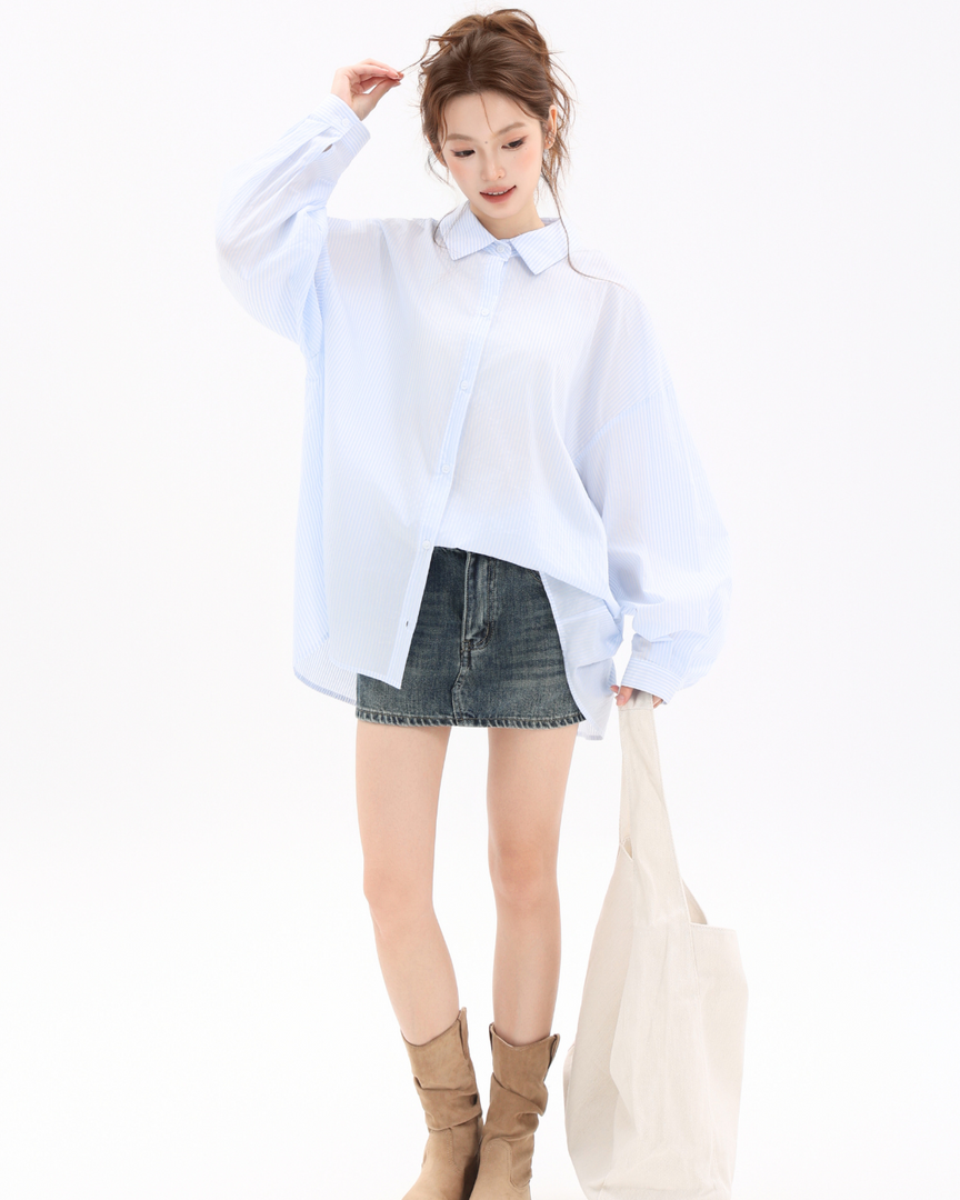 Willow A-Line Denim Skirt