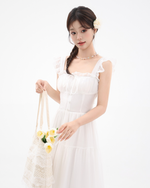Load image into Gallery viewer, Elowen Backless Ruffle Maxi Dress
