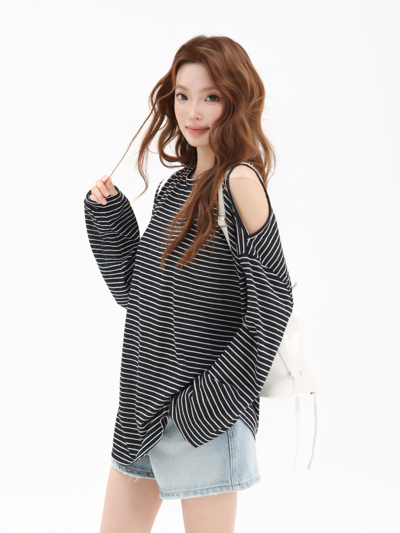Coastal Breeze Off-Shoulder Tee