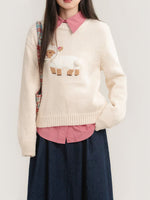 Load image into Gallery viewer, Little Lamb Knit Sweater
