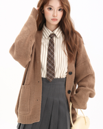 Load image into Gallery viewer, Maple Drift Pleated Skirt
