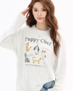 Load image into Gallery viewer, Puppy Playground Graphic Long Sleeve Tee
