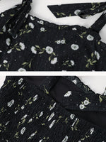 Load image into Gallery viewer, Midnight Garden Tie-Shoulder Maxi Dress
