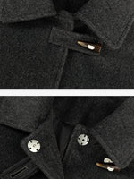 Load image into Gallery viewer, Heather Horn Toggle Coat
