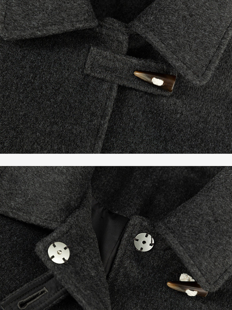 Heather Horn Toggle Coat
