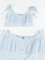 Load image into Gallery viewer, Tie-Shoulder Mini Dress
