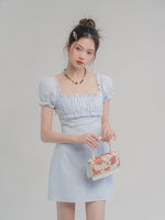 Load image into Gallery viewer, Puff-Sleeve Mini Dress
